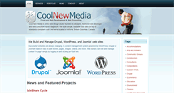 Desktop Screenshot of coolnewmedia.com