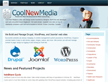 Tablet Screenshot of coolnewmedia.com